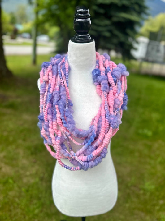 3 Yards Handspun Coiled Art Yarn