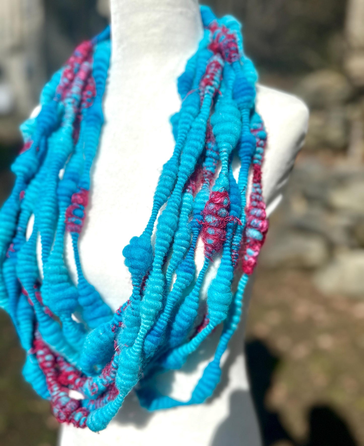 3 Yards Handspun Art Yarn