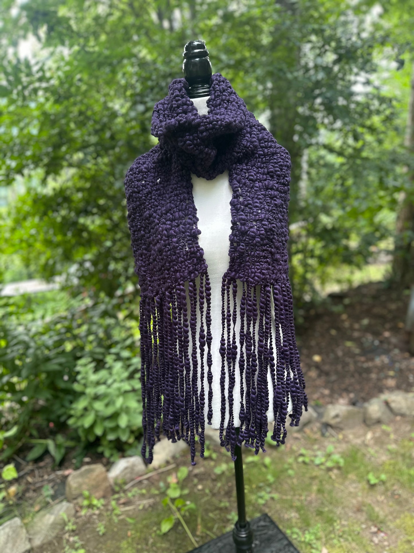 Merino & Silk Art Yarn Scarf - MADE TO ORDER