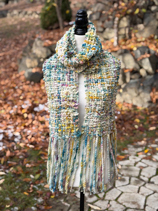 Merino & Silk Art Yarn Scarf